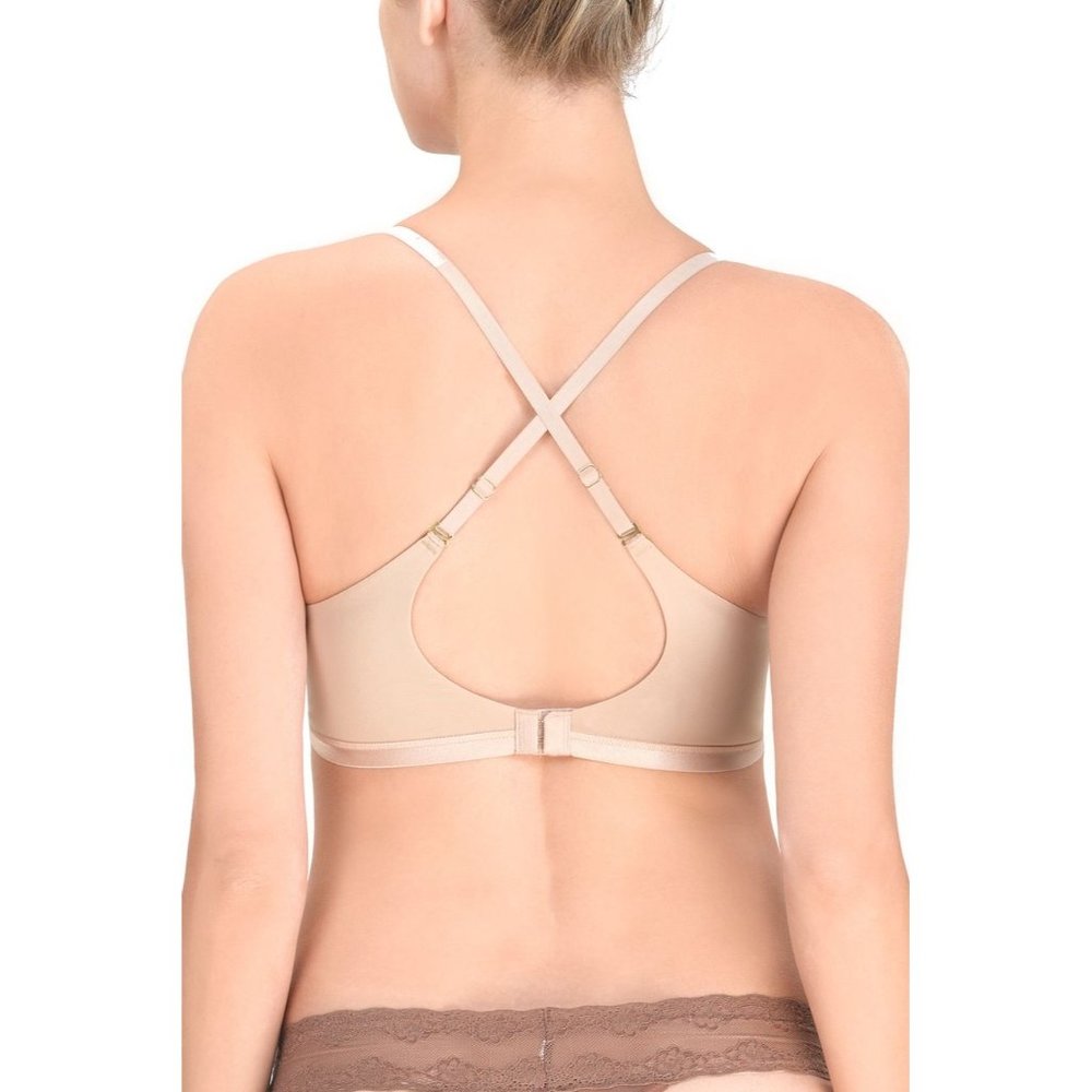 NATORI Covet Convertible Non-Padded Underwire Bra #734131 Beige 32B NEW - Picture 4 of 10